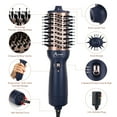 thumbnail image 7 of Dual Voltage Travel Hair Dryer Brush, Aima Beauty 4 in 1 Hot Air Comb for Hair Styling, 2.3 Inch Ionic Blow Dryer Brush, The Perfect Styling Tool for Travel & Home Use, Prussian Blue, 7 of 7