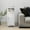 #White,MDF, variant on 47.95" Farmhouse Buffet Cabinet - White Storage Sideboard with 2 Drawers & 4 Doors for Dining Room, Kitchen & Living Room