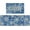 -, variant on Winter Snowflake Blue Kitchen Rugs Set of 2, Let It Snow Kitchen Mats Decor, Seasonal Floor Door Mat Home Decorations - 17x30 and 17x47 Inch