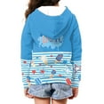 thumbnail image 6 of chaqlin Teen Girl Dragon Hoodies Trendy Y2K Zip Up Hoodie Flower Long Sleeve Sweatshirts Kids Hooded Jackets Winter Sweaters with Pocket Size 6-7, 6 of 7