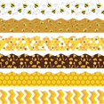 thumbnail image 1 of Tablón de anuncios con bordes para decoración de aula con temática de abeja VABAMNA de 84 pies, 1 of 7