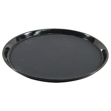 Carlisle GripLite 14 Round Black Serving Tray 86356