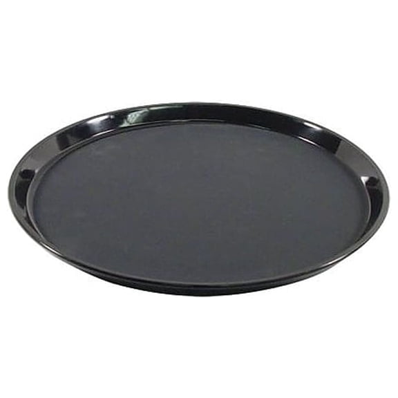 Carlisle GripLite 14 Round Black Serving Tray 86356