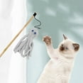 thumbnail image 3 of Interactive Cat Teaser Wand Plaything for Indoor Cats Exercise Toy with Durable Design, 3 of 3