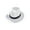 White, variant on D-GROEE Straw Hats for Women Summer Beach Sun Hat Wide Brim Fedora Cap UPF50+