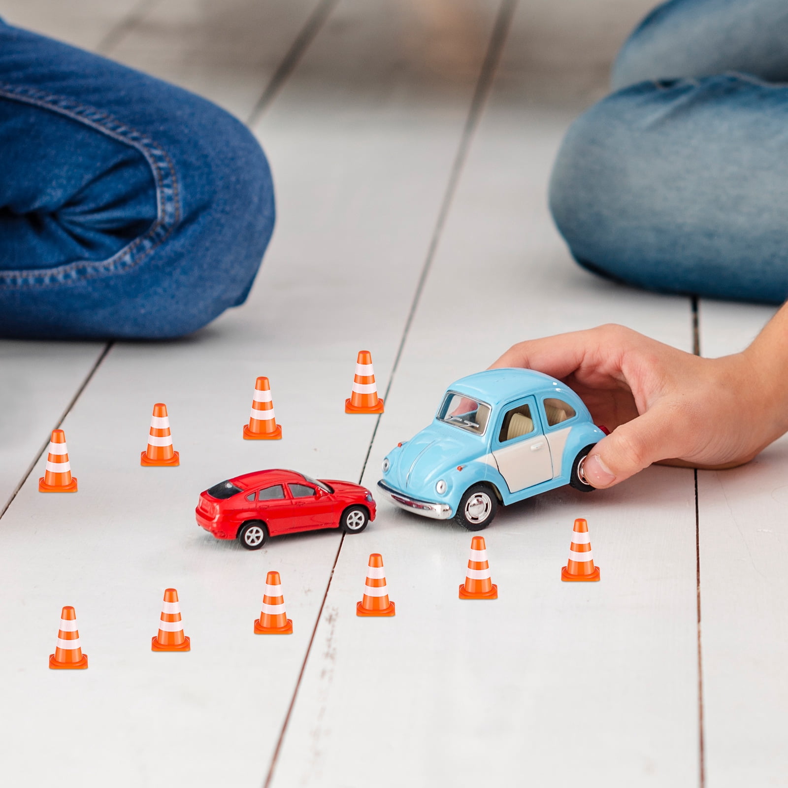 Jouets Cognitifs Sécurité Routière GARIOUANS 1 Lot De Mini Cônes De