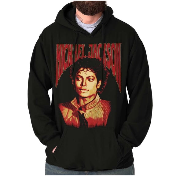 Michael Jackson Thriller Pop Portait Hoodie Sweatshirt Women Men Brisco Brands S