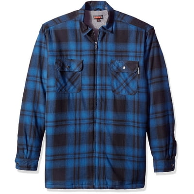 Marshall Sherpa Plaid Mens Shirt Jacket Medium Kuwait Ubuy