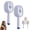 Purple+Purple, variant on Electric Spray Air Cushion Massage Comb, Anti-Static Air Cushion Hair Brush for Long and Short Hair, Helps Reduce Frizz and Nourish Hair