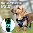 thumbnail image 5 of BARKBAY No Pull Dog Harness for Large Dogs with 2 Metal Leash Clips Reflective and Easy Control Handle for Walking Training Running Star,S, 5 of 11