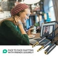 thumbnail image 3 of UGREEN Headphone Mic Splitter Cable 3.5mm 2 Male to Female (2x3 Pin 4..., 3 of 7