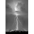 thumbnail image 2 of Taylor, Douglas 13x18 White Modern Wood Framed Museum Art Print Titled - Blue Lightning BW, 2 of 4