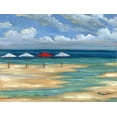 thumbnail image 2 of Art.com Umbrella Beachscape III Stretched Canvas Print Wall Art by Paul Brent, 32" x 24", 2 of 4