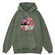 thumbnail image 5 of Sudadera con capucha para hombre, estilo retro desgastado, con estampado de Aloha, playa, puesta de sol, paisaje hawaiano, ropa informal holgada, moda, 100 % algodón, sudaderas de otoño, 5 of 5