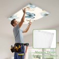 thumbnail image 4 of Vintage Butterfly Magnetic Fluorescent Light Covers for Ceiling Lights 2 x 4 Feet, Spring Floral Botanical Office Classroom Kitchen Drop Ceiling Light Covers Lighting Filters Shade Panel 1 Pack, 4 of 9