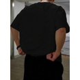 thumbnail image 2 of Men's Casual & Versatile Slogan Printed Short Sleeve T-Shirt, 2 of 8