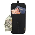 thumbnail image 6 of fankhu Travel Anti-theft Document Storage Passport Neck Pouch Nylon Portable RFID ID Credit Card Organizer Holder Bags, 6 of 7