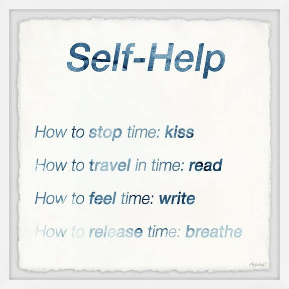 Marmont Hill Self-help Framed Wall Art