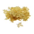 thumbnail image 3 of 100 PCS Leaf Charms Pendants For DIY Craft , Golden, 3 of 8