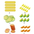 thumbnail image 4 of Billuyoard Adornos ABS fáciles de mantener para decoración del hogar, alta simulación y decoración no oxidante, 10 Uds. Decoración Plástico Naranja cubos de limon, 4 of 6