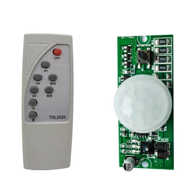 DQrwqpou Controlador Lámpara Integrado Solar Control Remoto Placa Circuito 3.2V 3.7V