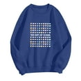thumbnail image 5 of Uootdi 100 Days of School Long Sleeve Shirts for Women Womens Teacher Graphic Tops Happy 100 Days of School Sweatshirt Gift, 5 of 6