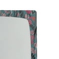 thumbnail image 3 of Ambesonne Floral Boho Fitted Sheet, Simple Falling Blooms, California King, Cadet Blue Pale Pink, 3 of 5