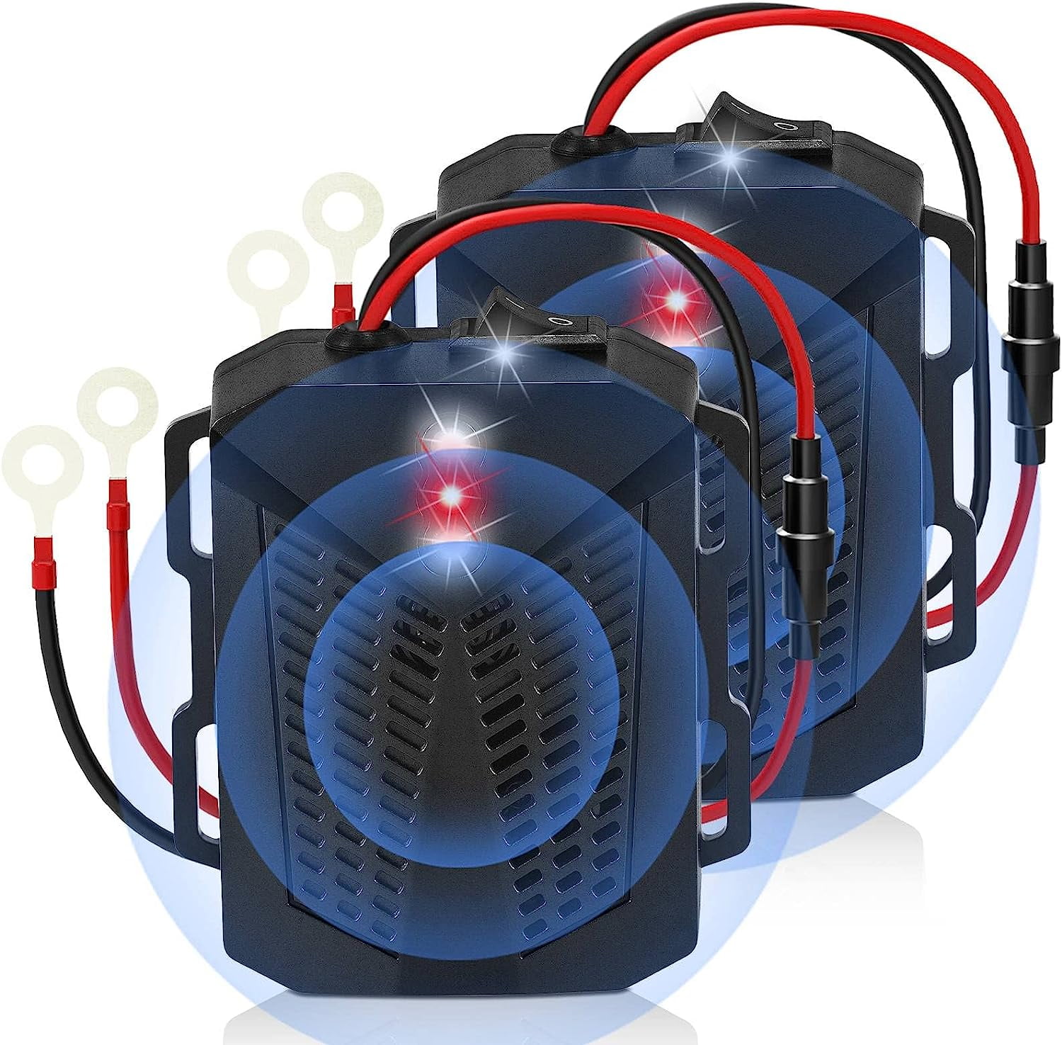 JahyShow 2 Pack Rodent Repellent for Car Engines with Two Ultrasonic