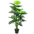 thumbnail image 2 of Northlight Potted Philodendron Selloum Artificial Plant - 47", 2 of 9