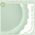 thumbnail image 3 of Platos de papel NatNarr, 23 cm, 30 unidades, color verde salvia, desechables, 3 of 7
