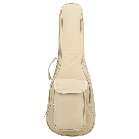 ESTINK Ukulele Carry Case,Ukulele Carry Bag Case Guitar Parts Musical Instrument Accessories Beige 24in IN‑25,Ukulele Case