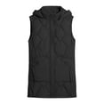 thumbnail image 4 of cfhntfmh Quilted Jackets for Women Warm Fleece Collared Sleeveless Hoodies Outwear Soft Plus Size er Vest with Pockets, 4 of 6