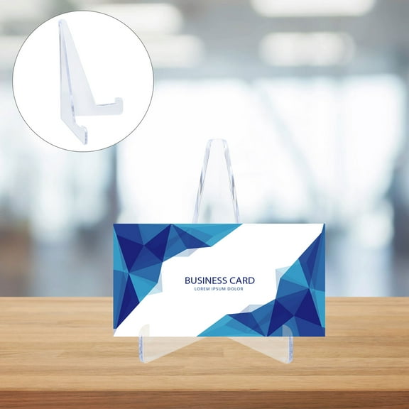 RENACLIPY Transparent Plastic Game Card Display Stand Rack 10 Sets Holder for Trading Cards Collections