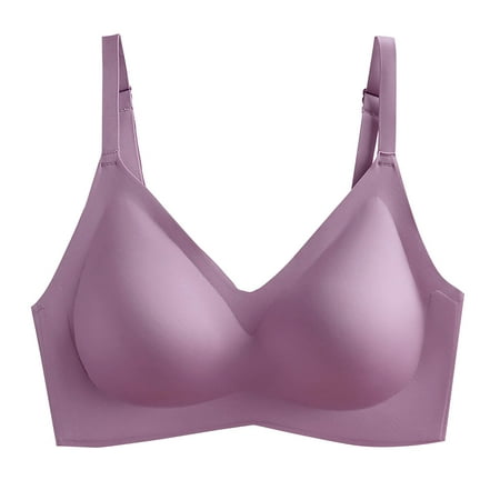 EDHITNR Womens Sports Bras Under $10 Womens Sports Bras Multipack  Fashion Women Solid Color Thin And Light Wireless Removablejelly Adhesive Soft Support Together Daily Bra Today Clearance