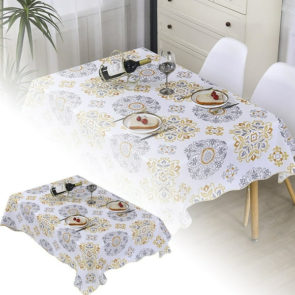137x183cm PEVA Film + Composite Tablecloth Round And Rectangular TV Cabinet Mat Square And Coffee Cloth Pearl Table 60 round Table Cloth Large Table Cloths Wicker Table Oval Fitted Tablecloth Flannel