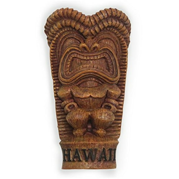 Hand Painted Hawaiian Happy Tiki Magnet