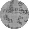 thumbnail image 1 of Ahgly Company Indoor Round Oriental Gray Traditional Area Rugs, 5' Round, 1 of 4