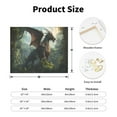 thumbnail image 2 of Picia Forest Stone-Colored Dragon Pattern Decorative Picture – Unique Wall Art, Modern Canvas Print for Trendy Interiors (Horizontal), 2 of 6