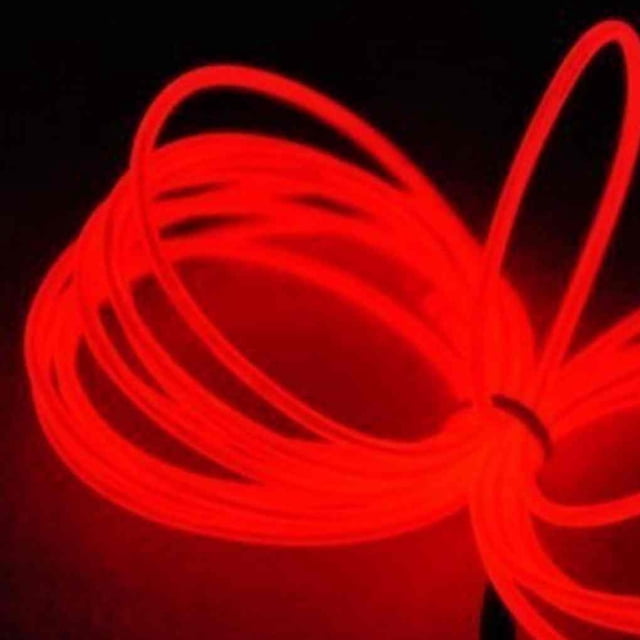 3 Meters Neon Dance Party Decoration Light Neon LED Lamp Flexible EL Wire Rope Tube Waterproof LED Strip