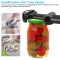 thumbnail image 3 of Spencer Multifunctional Retractable Bottle Opener Stainless Steel Can Opener Adjustable Handheld Jar Opener For Home Chefs Restauraunts, White, 3 of 9