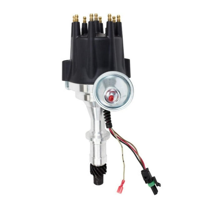 TSP Pro Series Ready to Run Distributor with Black Cap for Pontiac V8 (301-455)