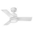 thumbnail image 3 of Hinkley Lighting - Chet - 3 Blade Ceiling Fan with Light Kit In Modern, 3 of 22