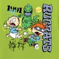 thumbnail image 2 of Rugrats Nickelodeon Men's 90's Classic T-Shirt - Vintage Throwback Tee Lime, X-Large, 2 of 5