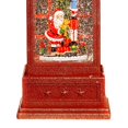 thumbnail image 2 of Globo de Nieve navideño Iluminado con Música Hugo Estatuilla de escritorio Rojo, 2 of 3