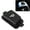 Black, variant on Gear Shift P Button, Shift Knob Lever Parking P Button Cover for 1, 2, 3, 4, 5, 6, 7 Series F20 F21 F22 F23 F30 F31 F34 F10 F11 F07 F25 F26, Fits X3 X4 F25 F26