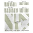 thumbnail image 2 of Sage Green White Stripe Modern Minimalist Window Valances for Kitchen,Rod Pocket Valance Privacy Small Curtain,Geometric Lines Window Treatment Drapes for Bedroom Laundry Room Farmhouse 54x18in, 2 of 9