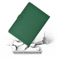thumbnail image 5 of Case for Lenovo Tab M10 (3rd Gen) 10.1" TB-328F, Fiber Texture PU Leather Folio Stand Cover Flip Tablet Case with Credit Card Slot Auto Wake/Sleep Magnetic Clasp for Lenovo Tab M10 3rd Gen, Dark Green, 5 of 6