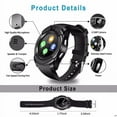 thumbnail image 6 of Smart Watch for Android and iOS Phone IP68 Waterproof, Fitness Tracker Watch with Heart Rate Monitor Step Sleep Tracker, Smartwatch Compatible with iPhone Samsung, Watch for Men Women, 6 of 14