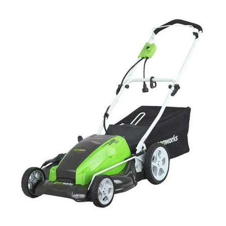 Greenworks 21-Inch 13 Amp Corded Lawn Mower 25112 (Best Electric Cordless Lawn Mower 2019)