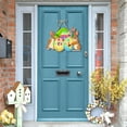 thumbnail image 5 of SLYNSHome Happy Easter Rabbit Decoration Sign,Cute Bunny & Eggs Hanging Ornament Welcome Pendant Wreath for Spring Home Door Wall Party, 5 of 7